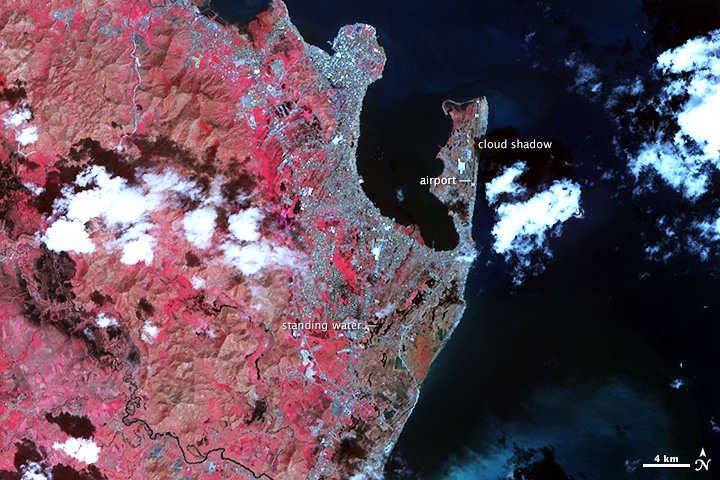 Haiyan Destruction in Philippines Visible from Space